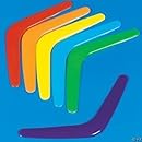 Plastic Bright Boomerangs (4 dz)