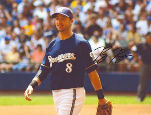 Ryan Braun Signed Milwaukee Brewers 8x10 Photo