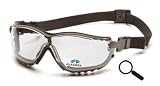 Pyramex V2G Reader Safety Goggles, 6-pack - Clear Anti-Fog + 2.0 lens, Black Frames GB1810STR20