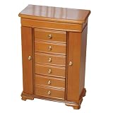 Mele & Co. Aurora Oak Jewelry Box