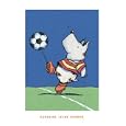Kick Around by Caroline Church. Art Print Poster FRAME IT.. 15.75 inches width by 19.5 inches height. Highest Quality Art Poster Print