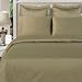 Queen Bamboo Duvet Cover Set 100% Viscose from Bamboo 3 Piece Set - Sage Green