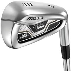 Mizuno MX-1000 Iron Set (#4 thru PW, GW) : right, Grafalloy Pro Launch Platinum Graphite (Regular) 