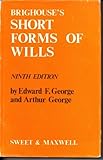Brighouse's short forms of wills