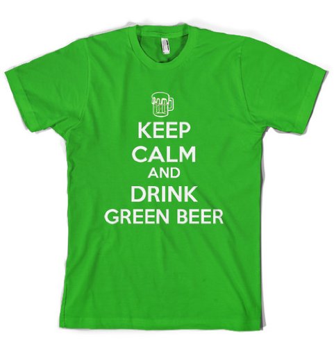 Keep Calm and Drink Green beer t shirt mens st patricks day t shirt