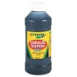 Artista II Washable Tempera Paint, Black, 16 Ounces
