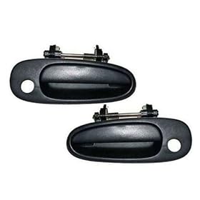 Motorking Toyota Corolla Black Non- Painted Replacement 2 Outside Door Handles