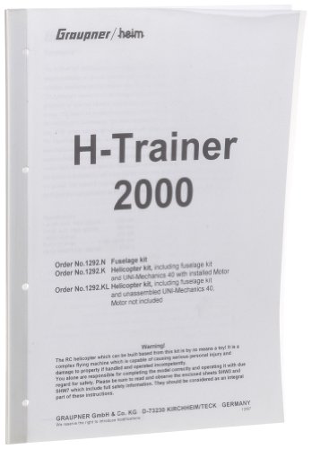 Graupner 4456.203 - Bauanleitung Bo 105, Englisch/Franz&ouml;sisch
