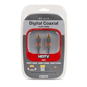 Belkin Digital Coaxial Audio Cable - 3' (AM20101-03) by Belkin