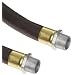 Goodyear EP Aggie Gas Black Rubber Agricultural Gasoline Dispensing Hose Assembly, NPT Male Couplings, 75 PSI Maximum Pressure