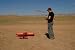 Remote Control Plane - 24"W x 16"H - Peel and Stick Wall Decal by Wallmonkeys
