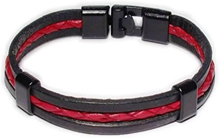 AUTHENTIC HANDMADE Leather Bracelet, Men Women Wristbands Braided Bangle Craft Multi [SKU003062]