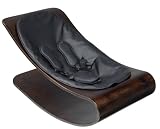 coco stylewood baby lounger - Cappuccino - Midnight Black