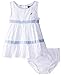 Nautica Girls' Tiered Eyelet Dress and Bloomer