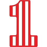 Creative Converting Circus Time Molded Number 1 Cake Topper Candle