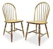 Set of 2 Windsor Chair in Beech Finish By Winsome Wood