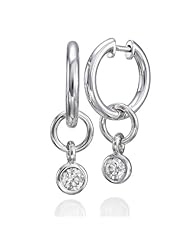 GIA Certified, Round Cut, Diamond Earrings in 18K Gold / White (1/2 ct, I Color, SI2 Clarity)