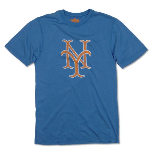 New York Mets Vintage NY Logo T-Shirt By Red Jacket Size L