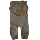 Comfy Crawlers bodysuit/romperLight Tan - 12-18 M