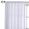 Home Zebra Window Sheers - White