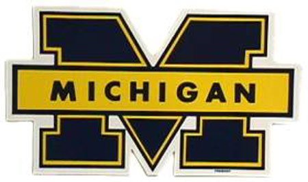 Michigan Wolverines Car Magnets (Set of 2)