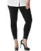 DKNYC Plus Size Leggings, Sequined Cuffs