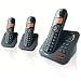 Philips CD1553B/17 DECT Series Tri Expandable Cordless Phones with Digital Answering Machine