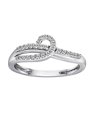 10k White Gold Diamond Ring (1/5 cttw, H-I Color, I1-I2 Clarity)