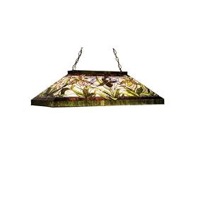 39"L Lady Slippers Oblong Pendant