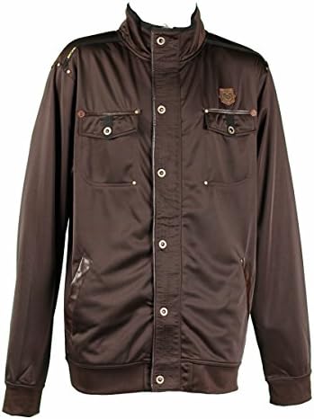 Enyce BIG Men's 'Baltic' Track Jacket, Espresso Brown, Size XXXXX-Large