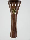 Alessandro Fine Fittings - Inlaid Fleur de lis Viola Tailpiece in Rosewood