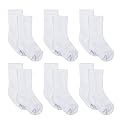 Girls C9 by Champion® Crew Socks 6-pk. - White