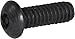 1/4-20 x 3/4 Tamper Resistant Hex Button Head Socket Machine Screw Alloy (5/32) (20)