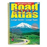 American Map United States Road Atlas 2007: Large Scale Large Type (American Map Road Atlas)