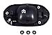 PT Auto Warehouse HO-3613P-RR - Outside Exterior Outer Sliding Door Handle, Primed Black - Passenger Side Rear