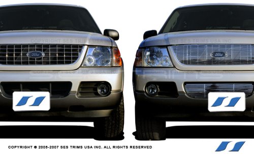 2002-2005 Ford Explorer 304 Stainless Steel Chrome Plated Billet Grill Grille