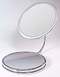 Gooseneck Vanity 1X/5X/10X Travel Mirror with Travel Bag