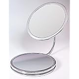 Gooseneck Vanity 1X 5X 10X Travel Mirror by 