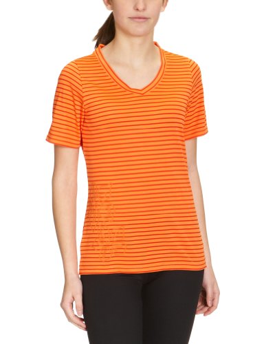 Killtec Damen Funktions T-Shirt Nogait, koralle  gestreift, 44, 19563-03C