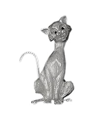 Clevereves 14K White Gold Pendant Cat 16 - Gram(s)