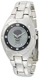 UNIONBAY Men's UNBM1665:009 Black Mylar Disc and Blinking Skull Quartz Watch
