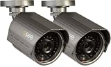 Q-See QM6008B-2 High-Resolution 600TVL Cameras Black