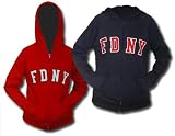 LADIES FDNY SLIM FITTED HOODED ZIPFRONT