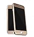 Connetech Titanium Alloy + Tempered Glass 2.5 Round Edge 9h Hardness Screen Protector for Iphone 6 4.7 Inches (Gold)