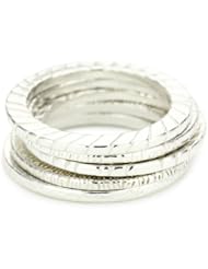 gorjana Faith Silver Ring Set