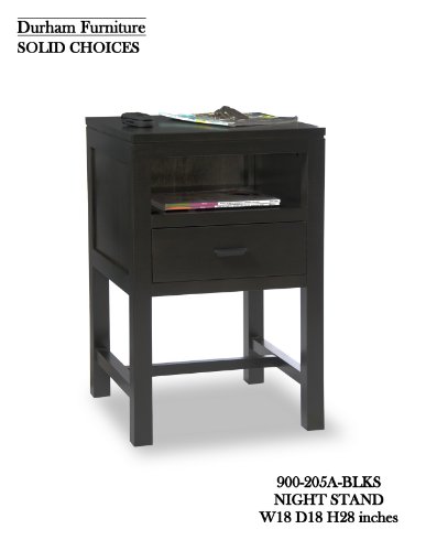 Durham Solid Choices Contemporary Open Nightstand