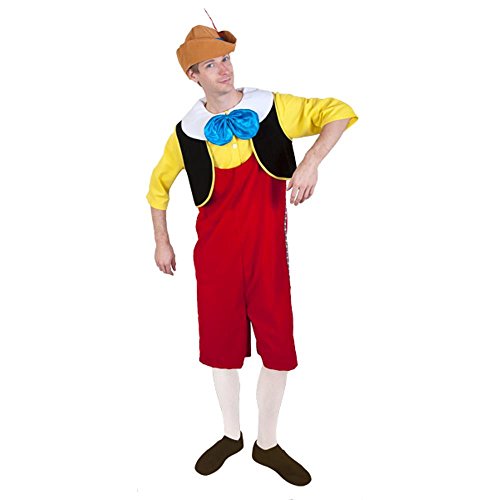 Adult Pinocchio Complete Costume (Size: Standard 44)