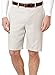 PGA TOUR Men's Expandable Flat Front Golf Short, Silver Cloud, 32