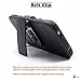 Nagebee Hybrid Hard Armor Stand Holster Case with Locking Belt Swivel Clip for Samsung Galaxy S5 - Military Black