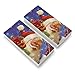 Christmas Holiday Santa Presents Candy Canes Eraser Set of 2